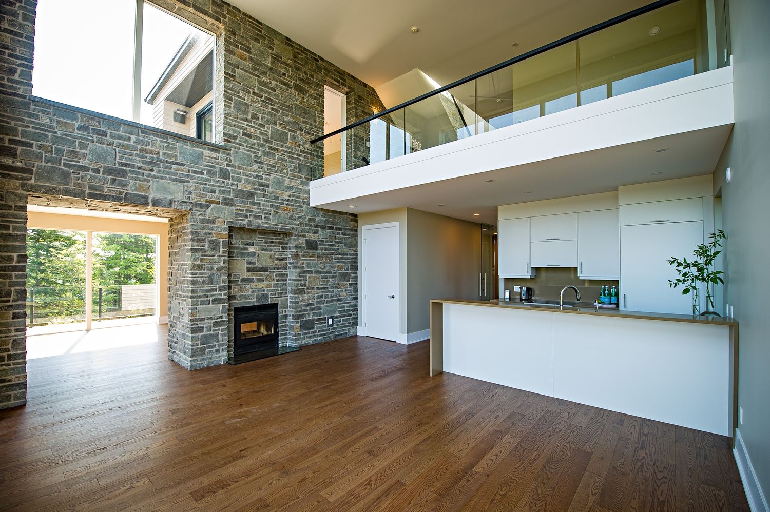 House Construction Interiors from a Prefab and Modular Houses project near Halifax by Sawlor Built Homes