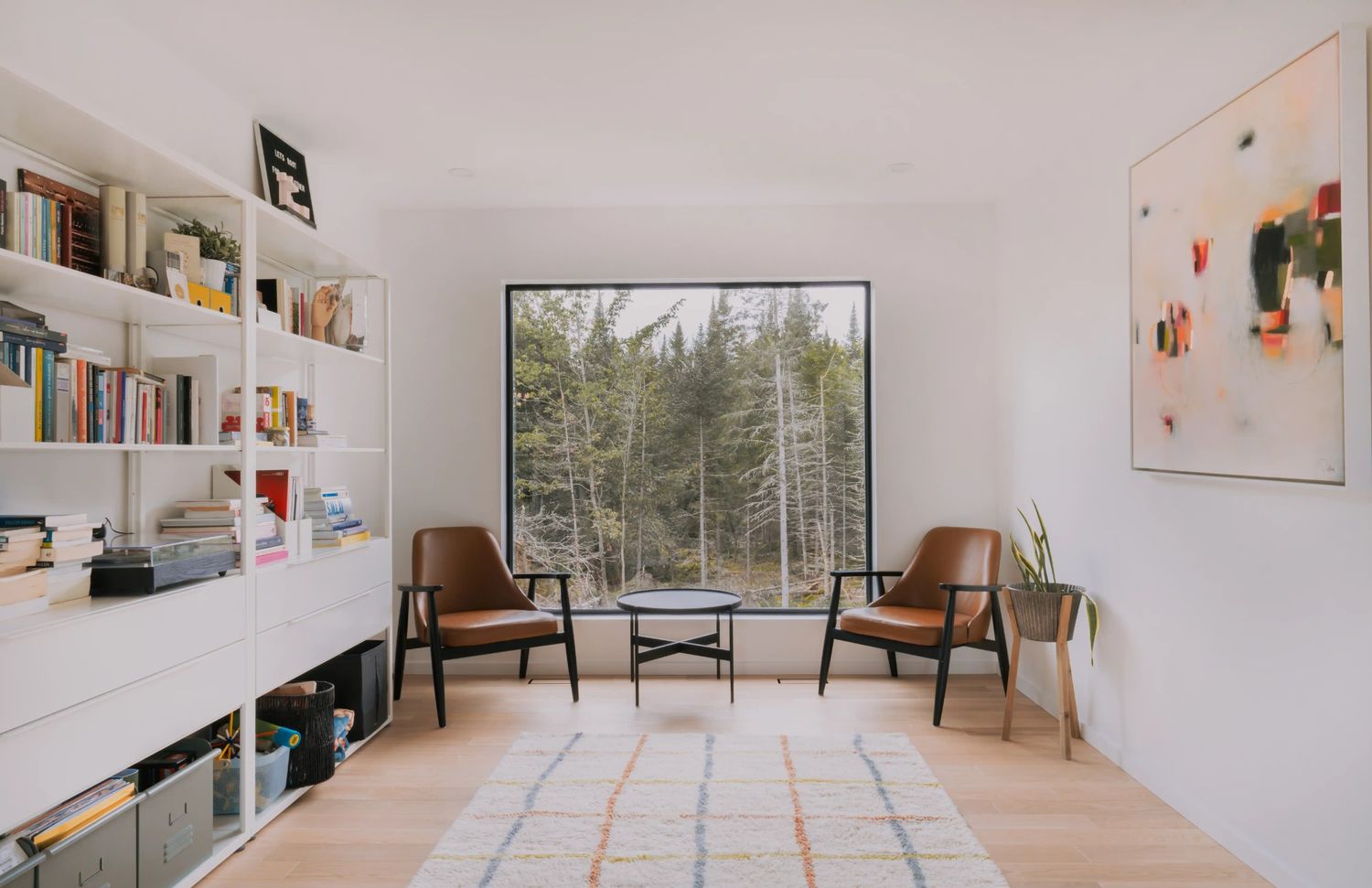 Family Room from a Single family homes project near Saint-Jerome (Laurentides) by Sarrazin Construction