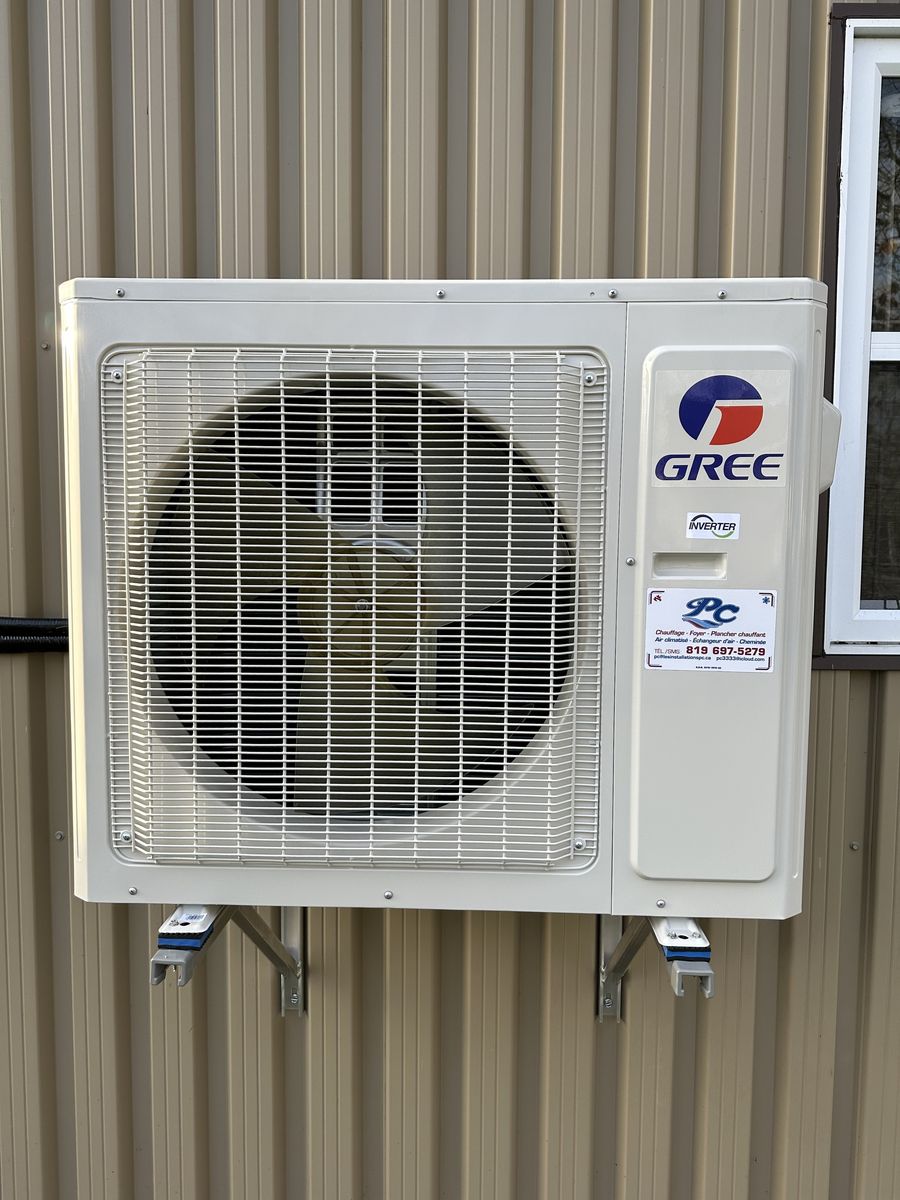 Instalaciones mecánicas de un proyecto de tipo Bombas de calor cerca de Drummondville (Centre-du-Québec) por Les Installations PC