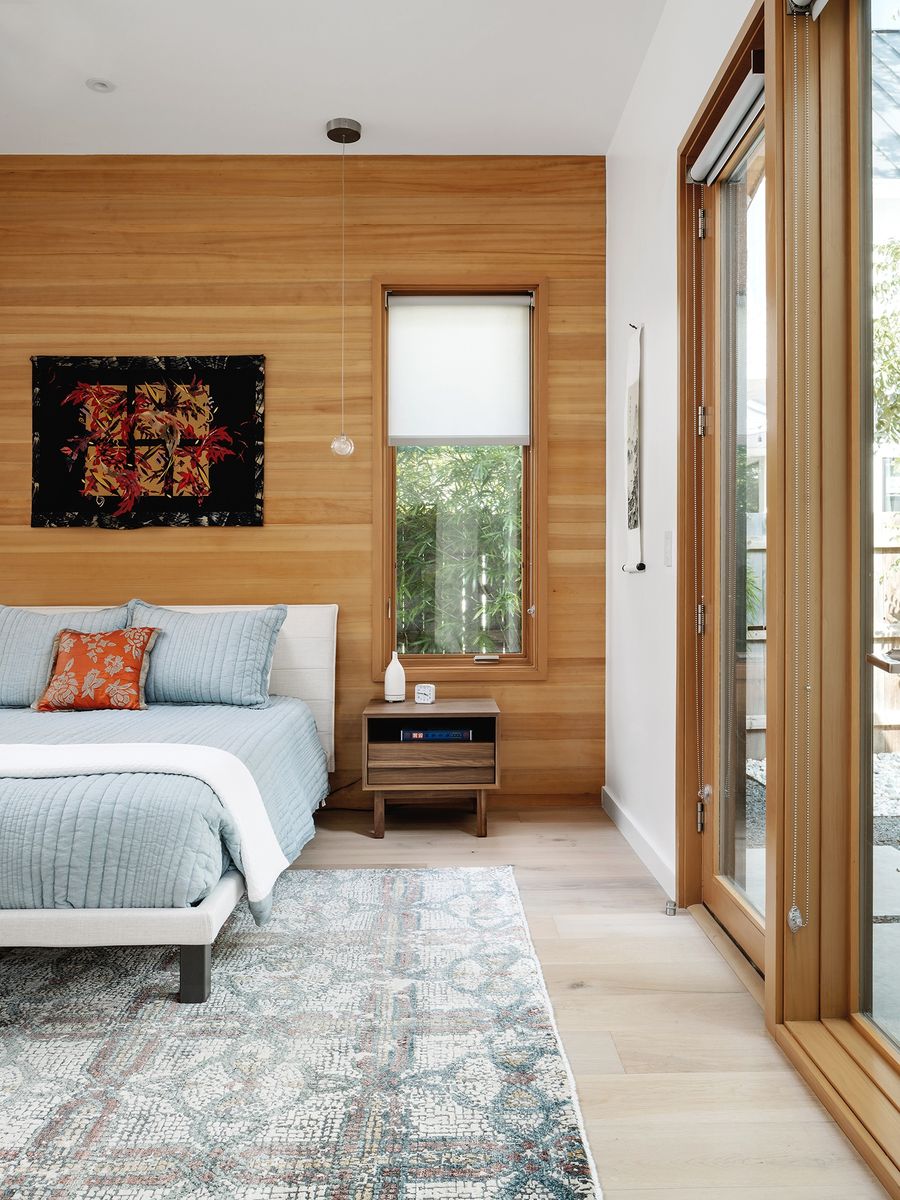 Bedroom from a Single family homes project near Austin by Clark Richardson Architects