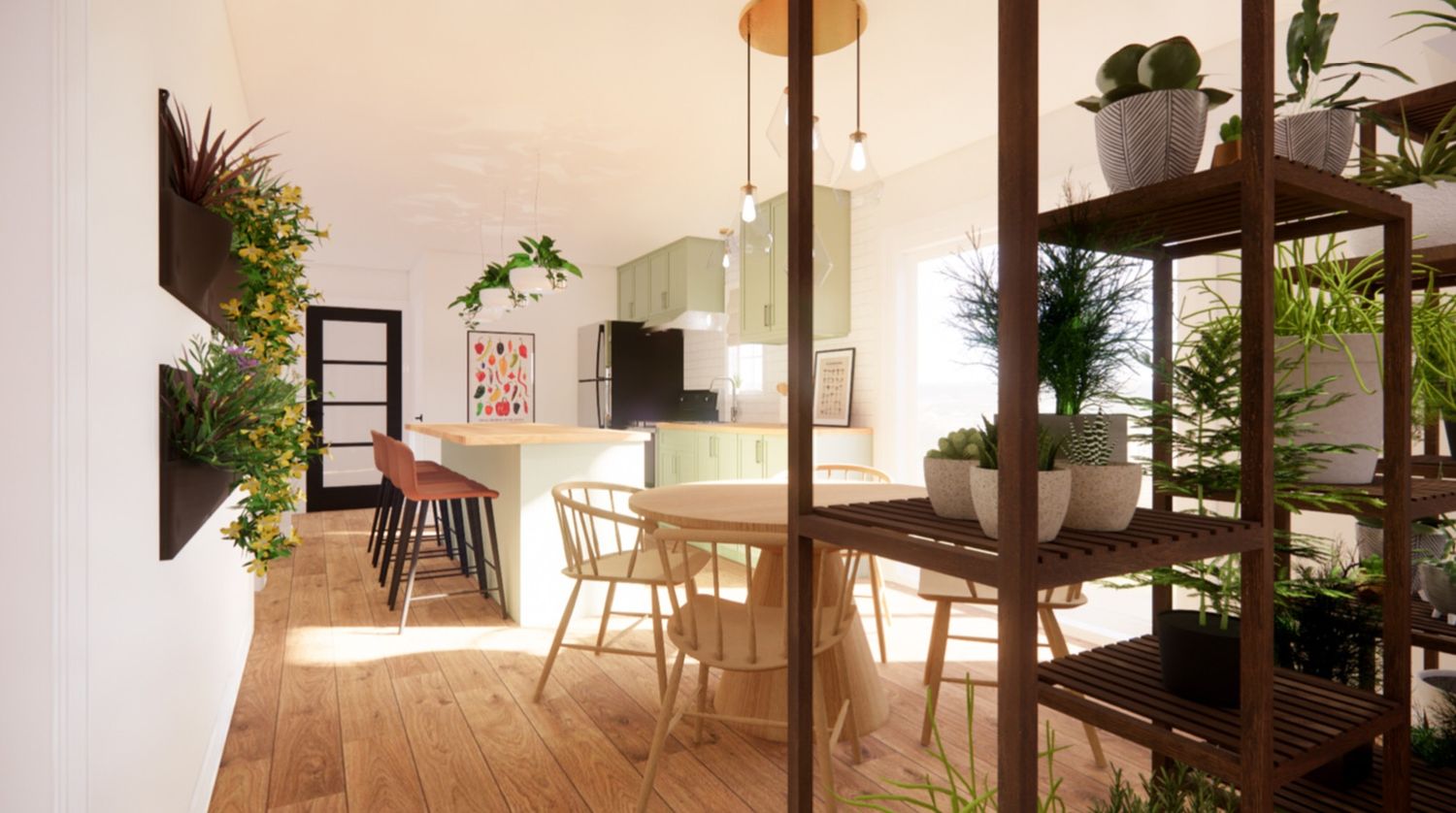 Dining Room from a 3D modelings and renderings project near Montreal (Greater Montreal) by Alex Shield Design