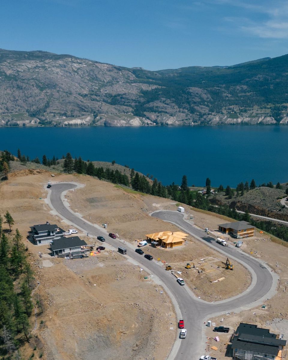 House Construction Exteriors from a Real Estate Developments project near Kelowna - Okanagan by Hunters Hill