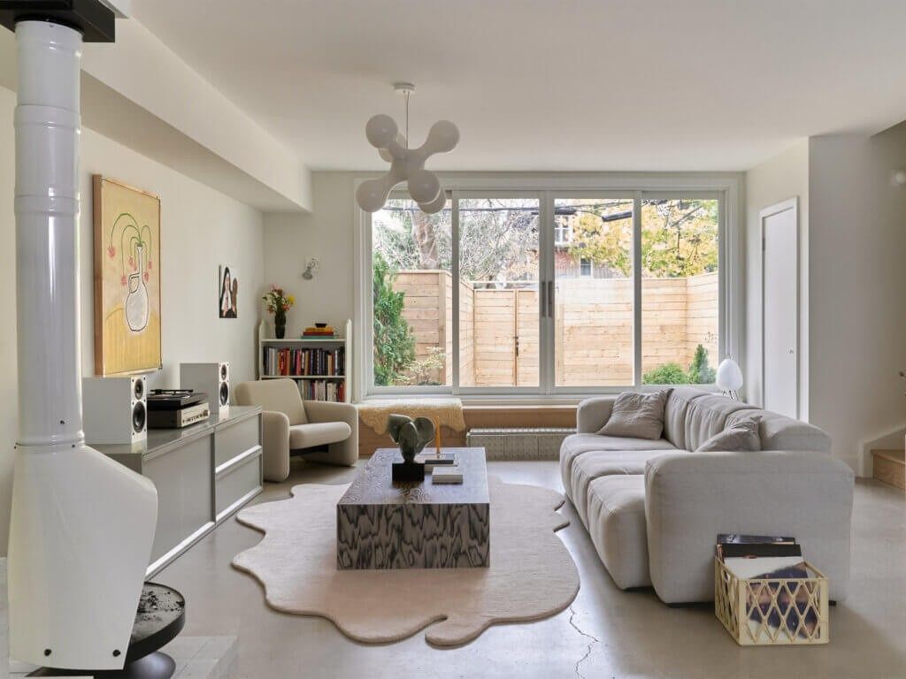 Living Room from a Accessory Dwelling Units (ADUs) project near Toronto (Greater Toronto) by Lanescape Architecture Inc.