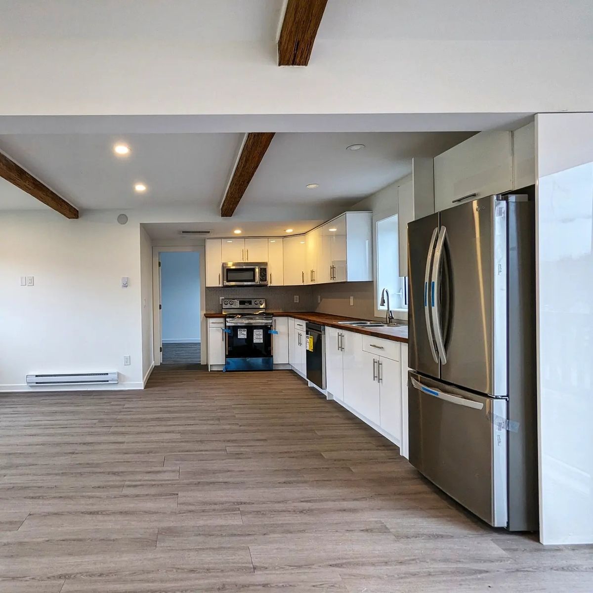 Kitchen from a Prefab and Modular Houses project near Sunshine coast by Rohe Homes