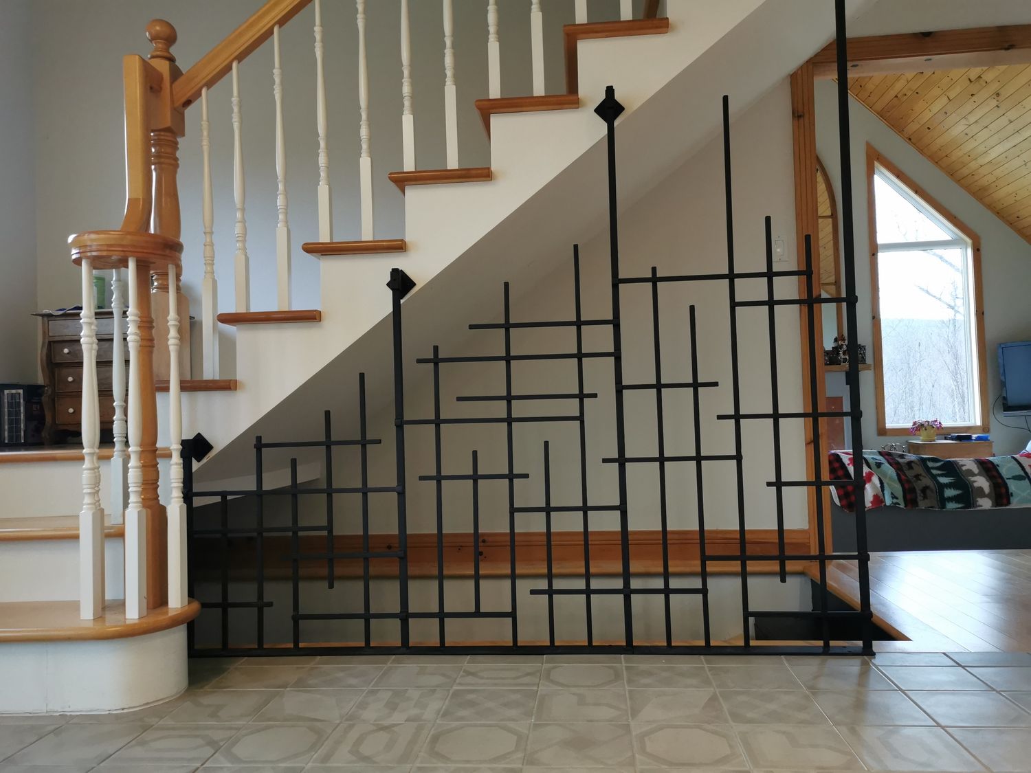 Staircase from a Interior Design and Layout project near Montreal (Greater Montreal) by D.SAINT design