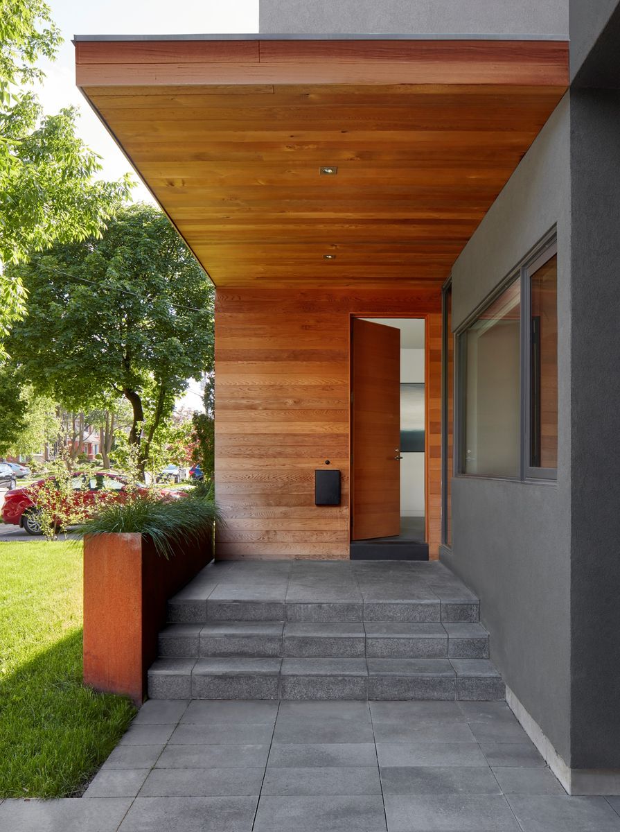 Porch from a Single family homes project near Toronto (Greater Toronto) by Dubbeldam Architecture + Design