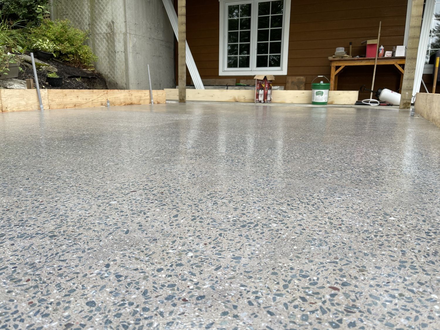 Fondations et vide sanitaires d'un projet de Patios, Pergolas et Gazebos près de Sherbrooke (Estrie) de Construction Latulippe