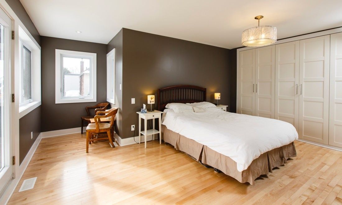 Bedroom from a Single family homes project near Ottawa by The Conscious Builder Inc.