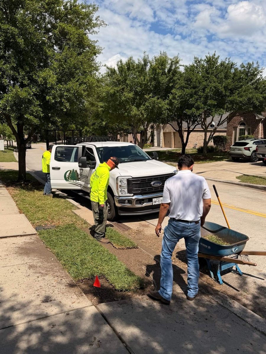  d'un projet de Aménagement paysager près de Houston de Evergreen Outdoor Services, LLC