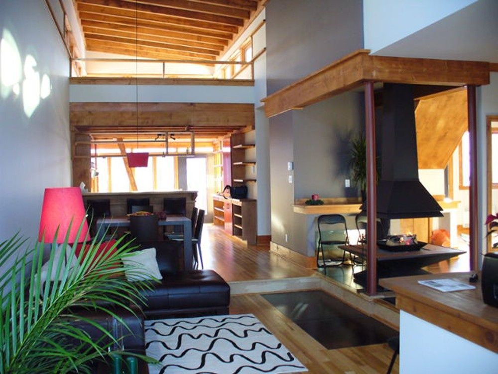 Living Room from a Single family homes project near Montreal (Greater Montreal) by Studioarch