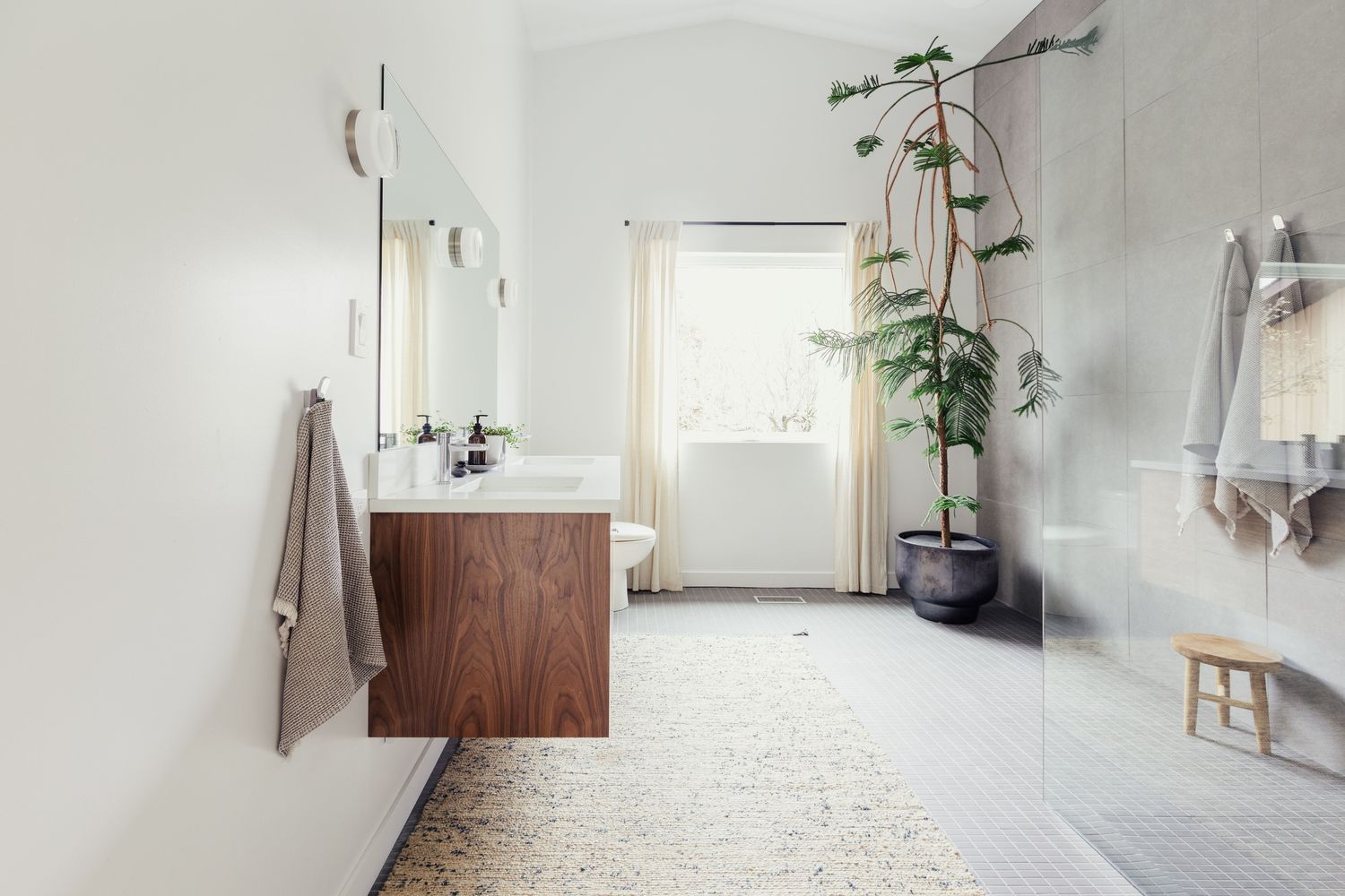 Bathroom from a Single family homes project near Peterborough by Ash + Acre Projects