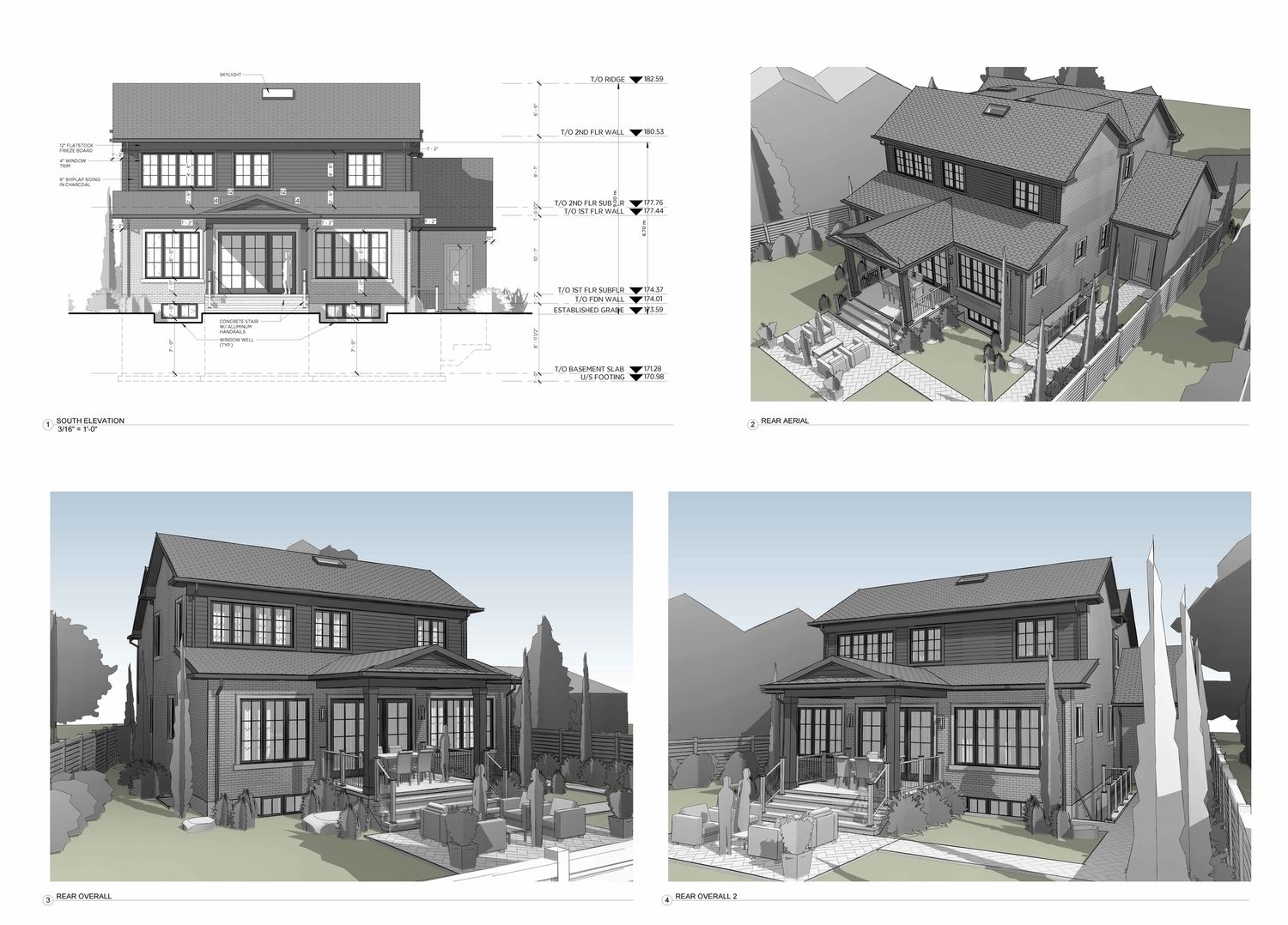 Diagram from a Single family homes project near Toronto (Greater Toronto) by Avvio Fine Homes