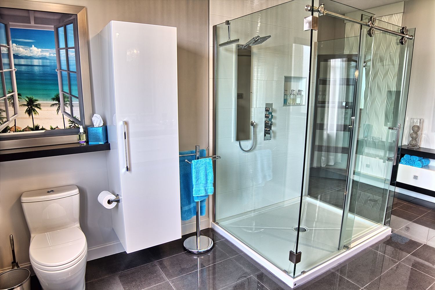 Salle de bain d'un projet de Maisons unifamiliales près de Québec/Lévis (Ville de Québec) de TEKpur Architecture