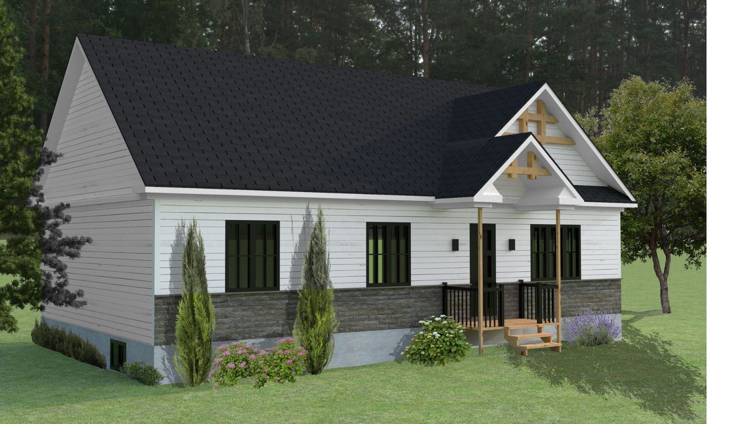 Rendu 3D d'un projet de Modélisations et rendus 3D près de Montréal/Laval/Longueuil (Grand Montréal) de Atelier FlorA
