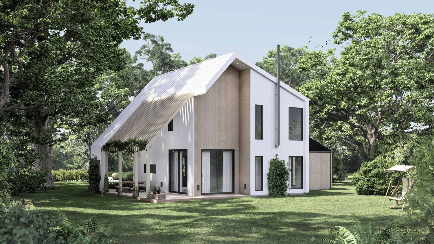 3D Rendering from a Single family homes project near Montreal (Greater Montreal) by VA architectures & design