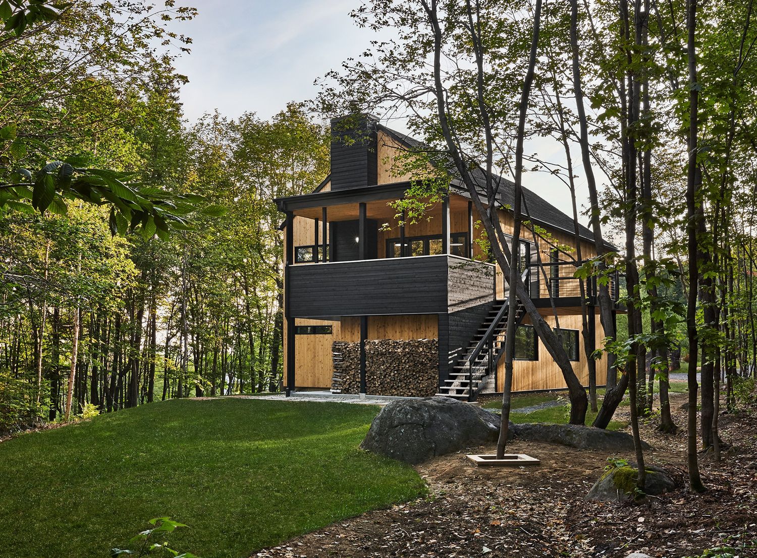  from a Single family homes project near Saint-Jerome (Laurentides) by Isabelle Garceau, Designer et Technologue en architecture