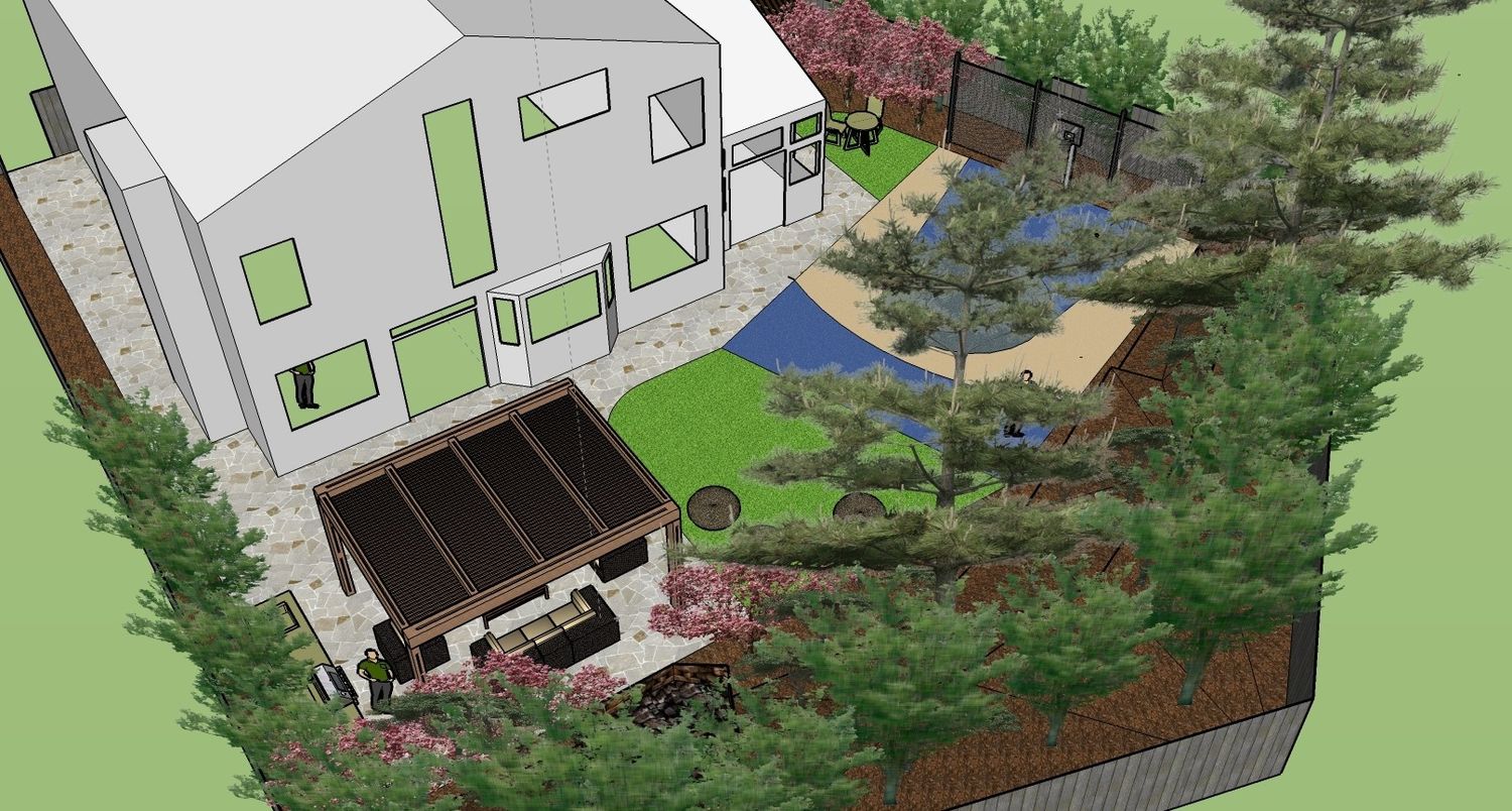 Plan de diseño paisajístico de un proyecto de tipo Paisajismo cerca de Bahía de San Francisco por Contractors Central