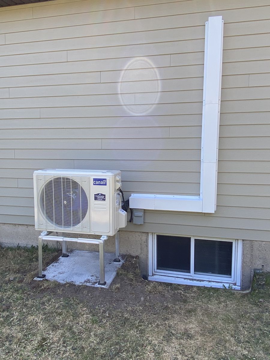 Mécanique du bâtiment d'un projet de Thermopompes près de Québec/Lévis (Ville de Québec) de Groupe Caillouette & Associés inc