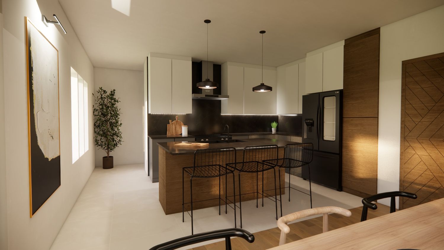 3D Rendering from a Single family homes project near Montreal (Greater Montreal) by E.L. Concept - Architecture et Design
