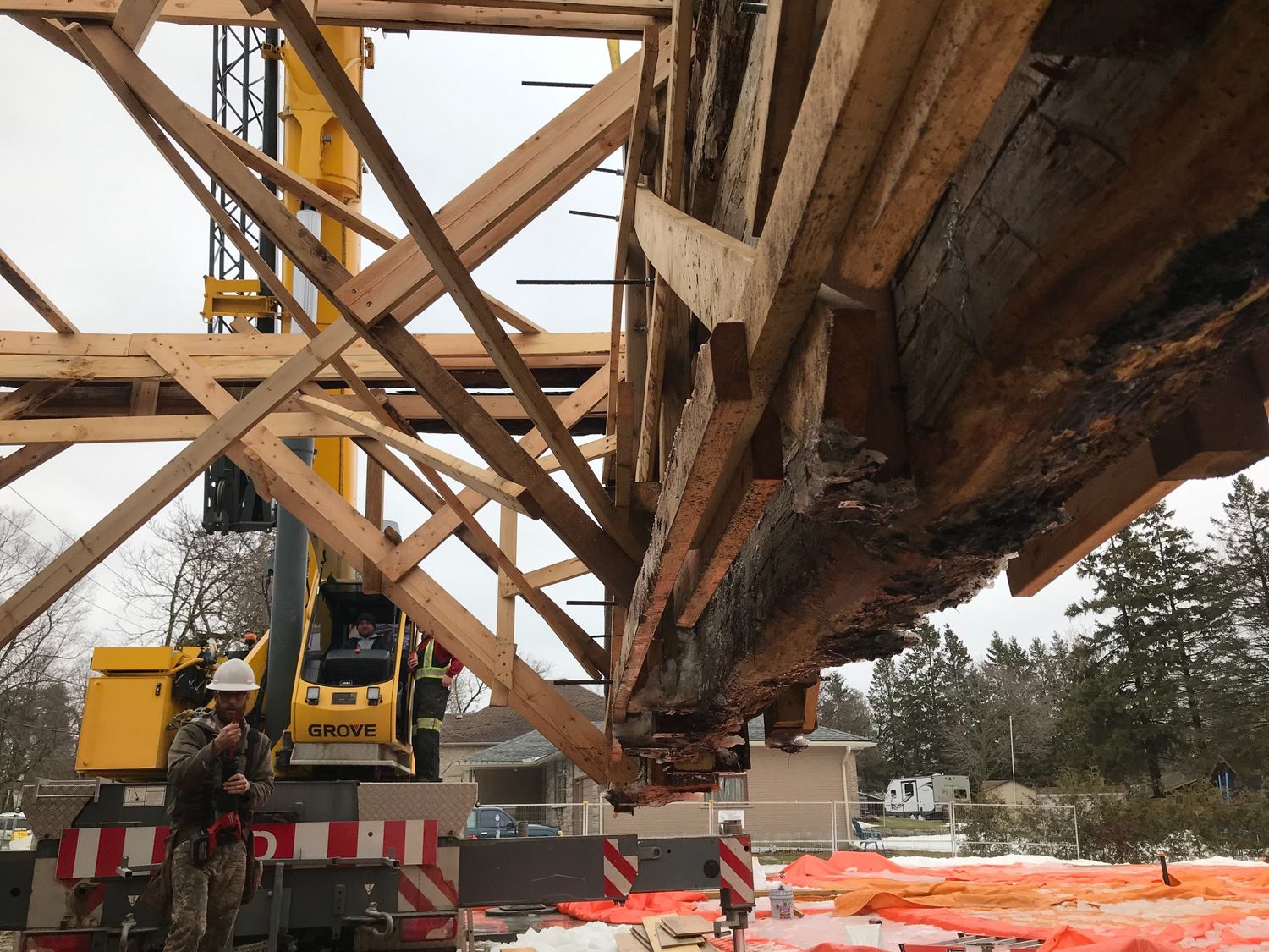 Travaux - Extérieur d'un projet de Maisons unifamiliales près de Kitchener - Cambridge - Guelph de Quantum Passivhaus