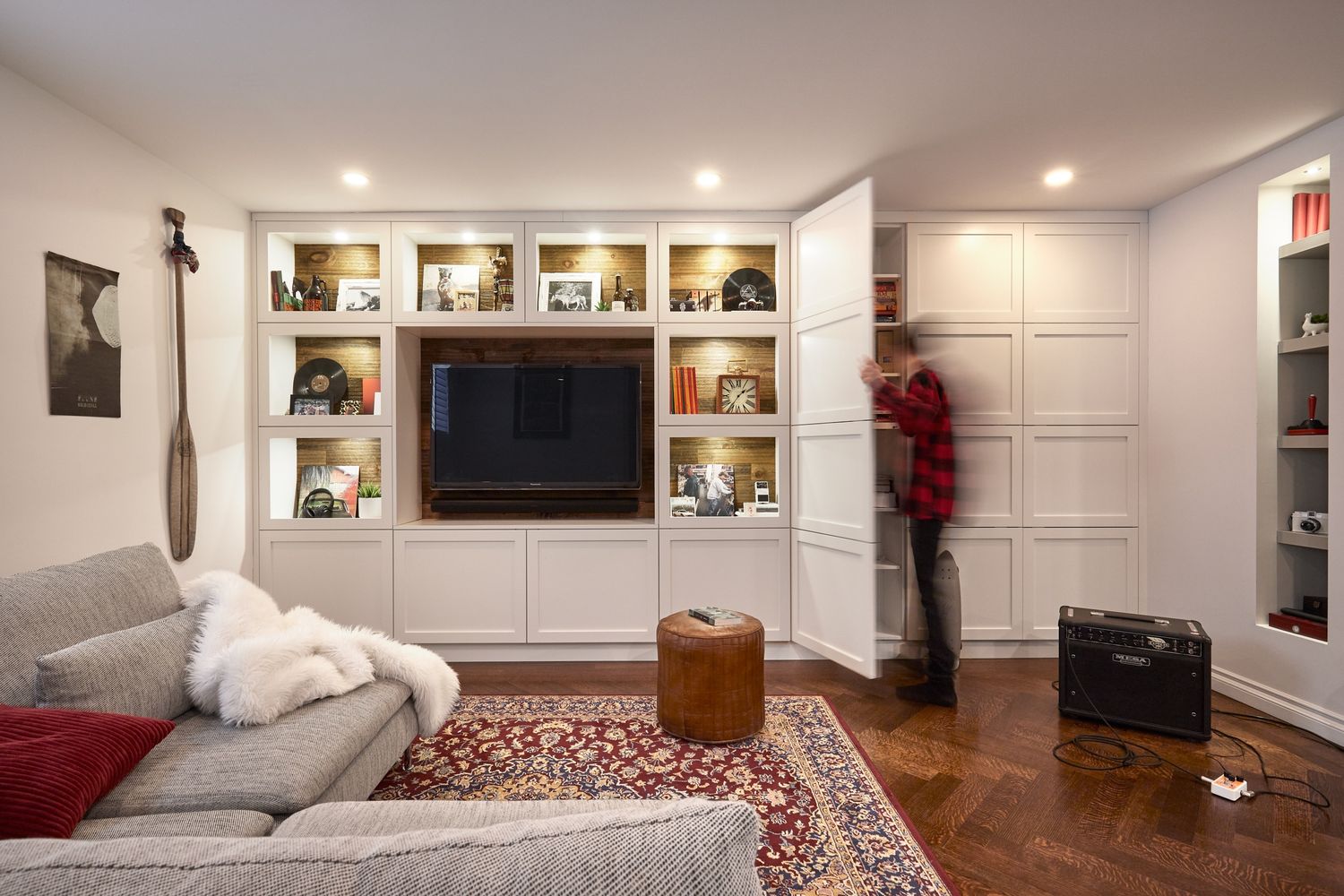 Salle familiale d'un projet de Maisons unifamiliales près de Montréal/Laval/Longueuil (Grand Montréal) de ESPÉ