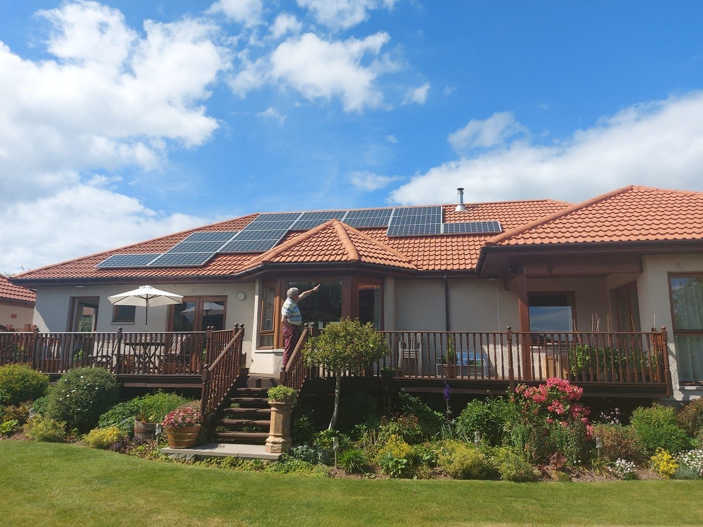 Building mechanicals from a Photovoltaic Solar Panels project near New York-Newark-Jersey City by Scottish Energy Saving