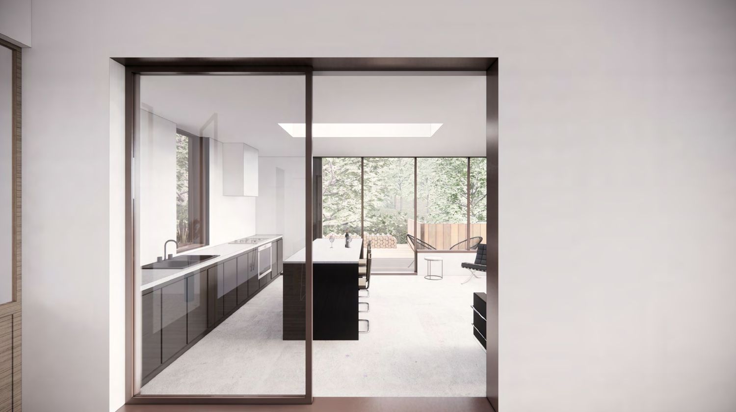 Rendu 3D d'un projet de Maisons unifamiliales près de Montréal/Laval/Longueuil (Grand Montréal) de psb Inc.