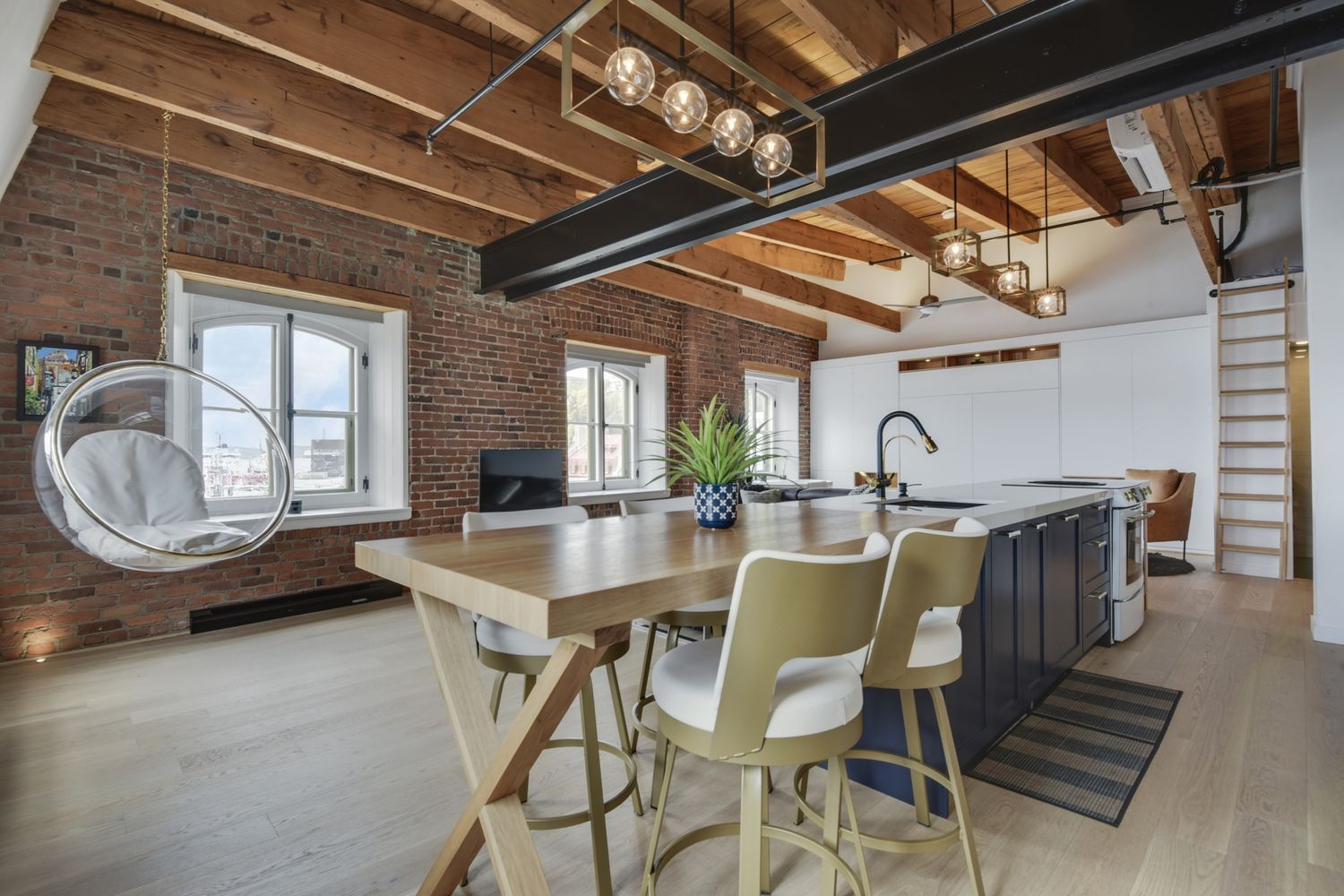 Cocina de un proyecto de tipo Condominios, apartamentos cerca de Ciudad de Quebec - Lévis por i9 construction