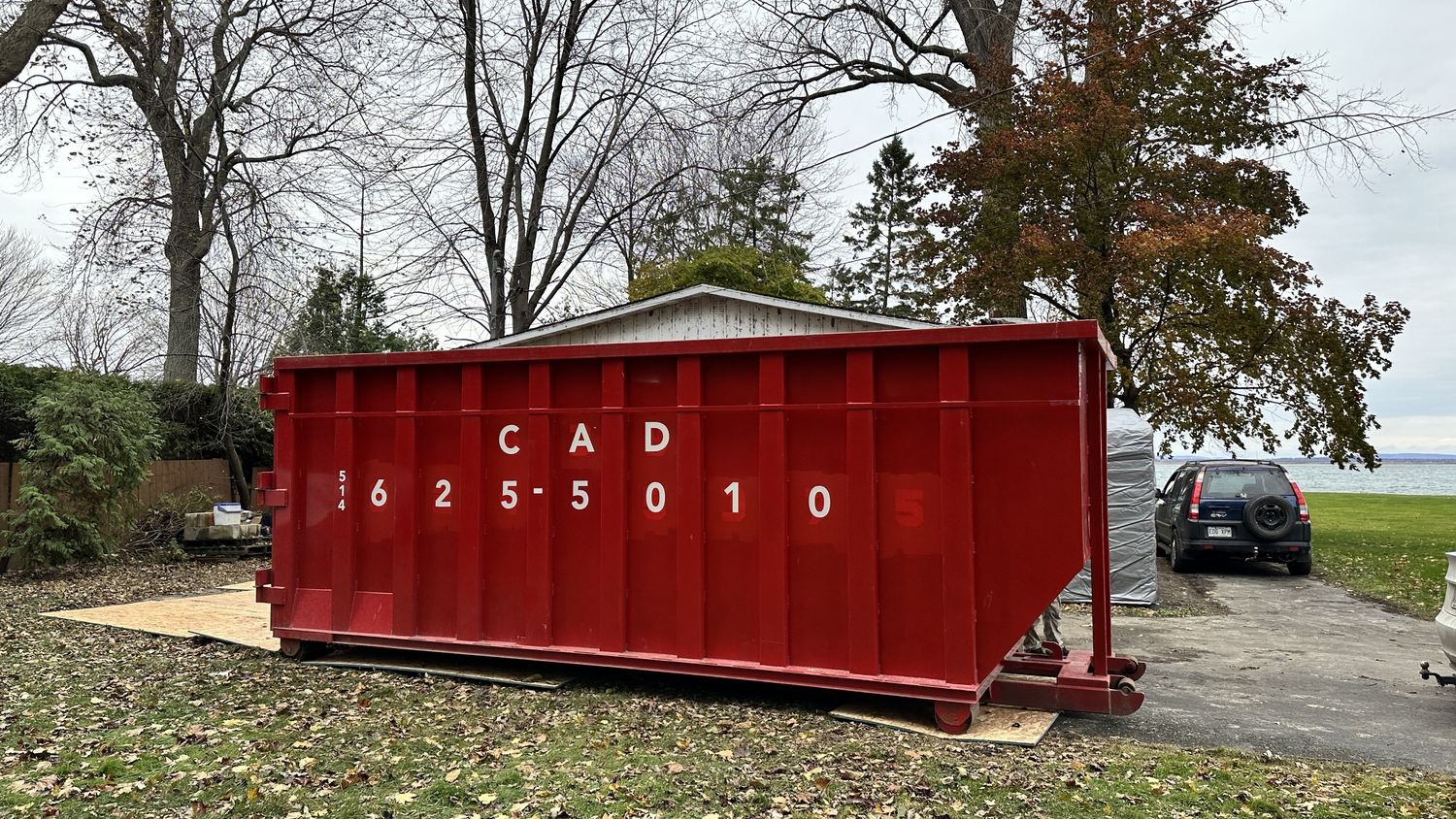 Before Starting Renovations from a Construction dumpster project near Saint-Jean-sur-Richelieu (Montérégie) by Conteneurs A.D.