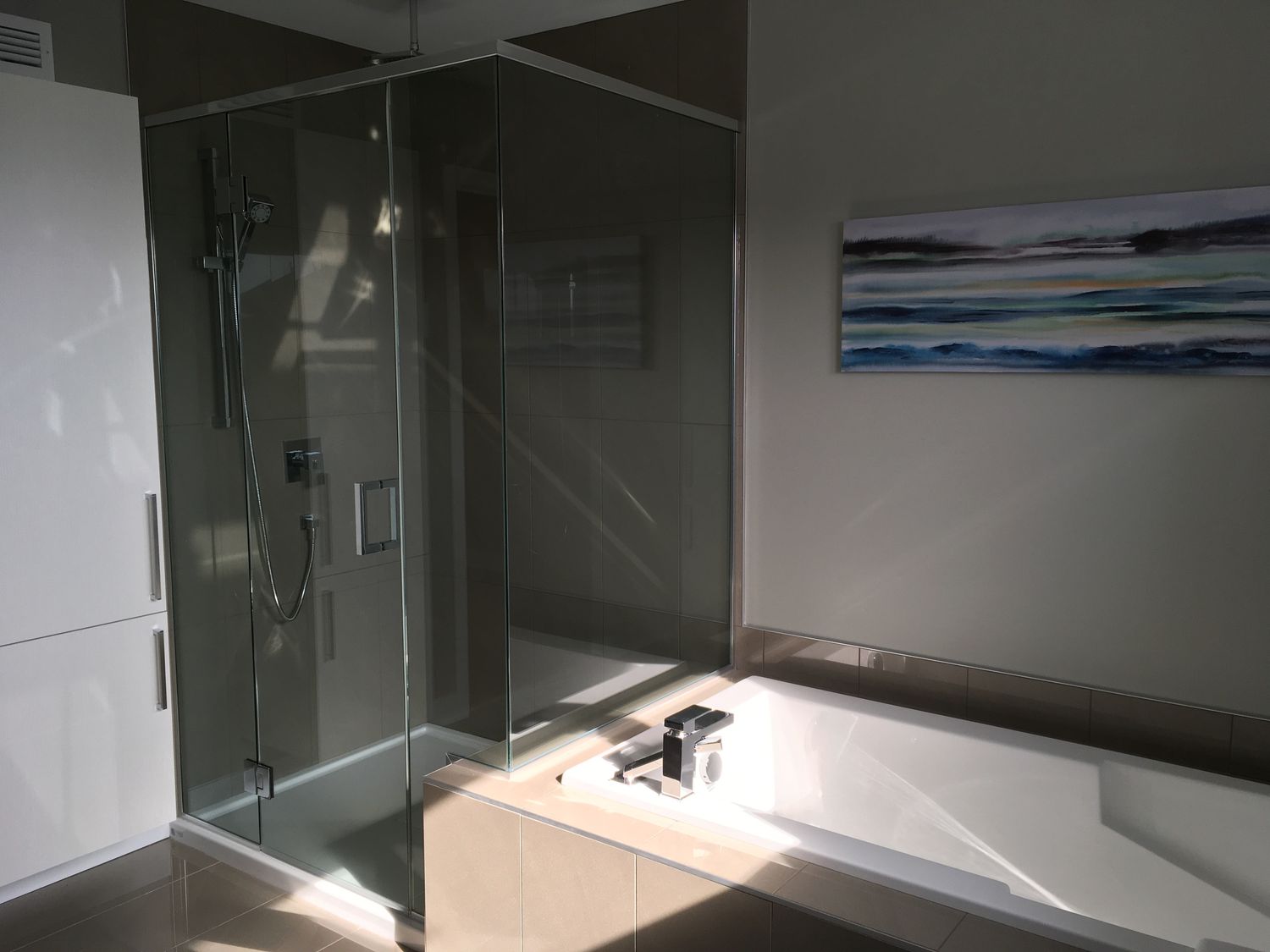 Bathroom from a Single family homes project near Granby - Bromont - Cowansville by GAÉTAN SIROIS CONSTRUCTION INC
