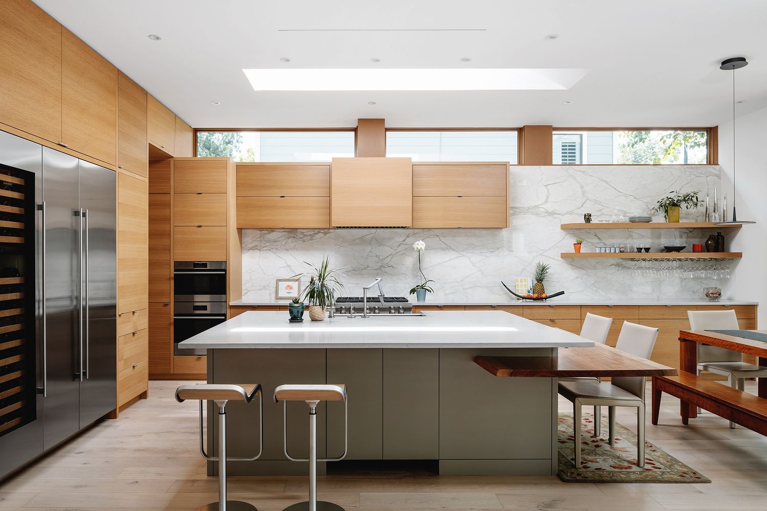 Kitchen from a Single family homes project near Austin by Clark Richardson Architects