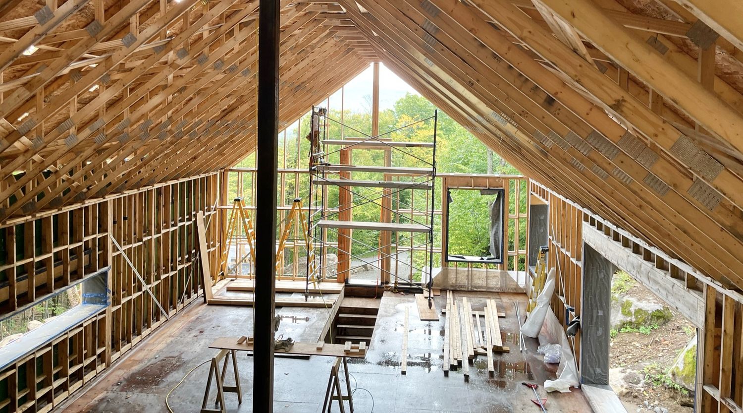 Wall Construction from a Single family homes project near Saint-Jerome (Laurentides) by psb