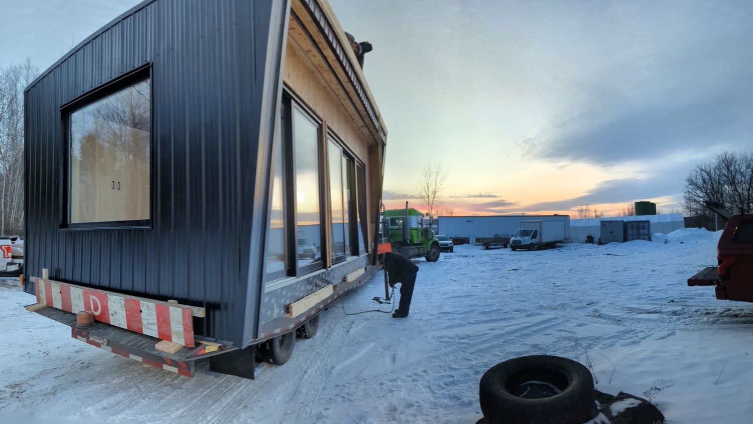 House Exterior from a Prefab and Modular Houses project near Montreal (Greater Montreal) by Artcan
