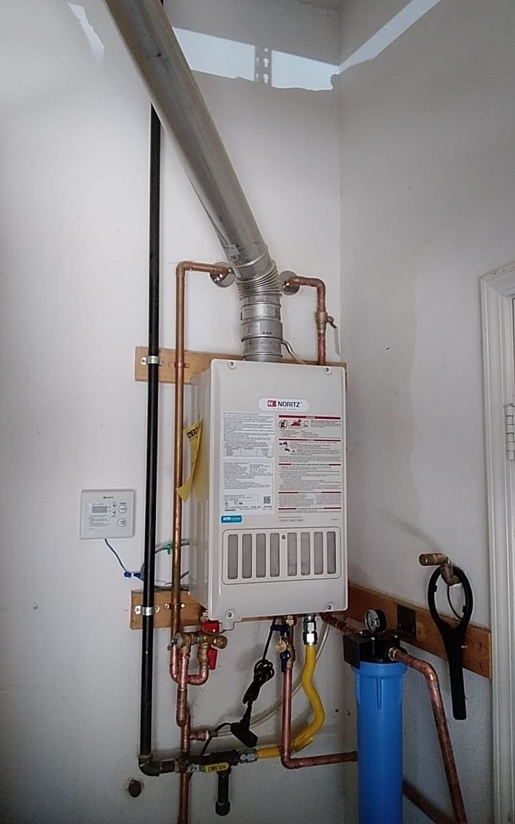 Building mechanicals from a Plumbing fixtures project near Bakersfield by OneStop Plumbers - Plumbing and Leak Detection