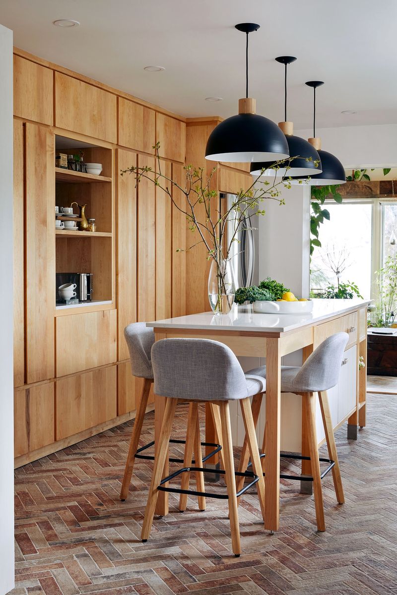 Kitchen from a Single family homes project near Montreal (Greater Montreal) by AUB&CO Intérieurs
