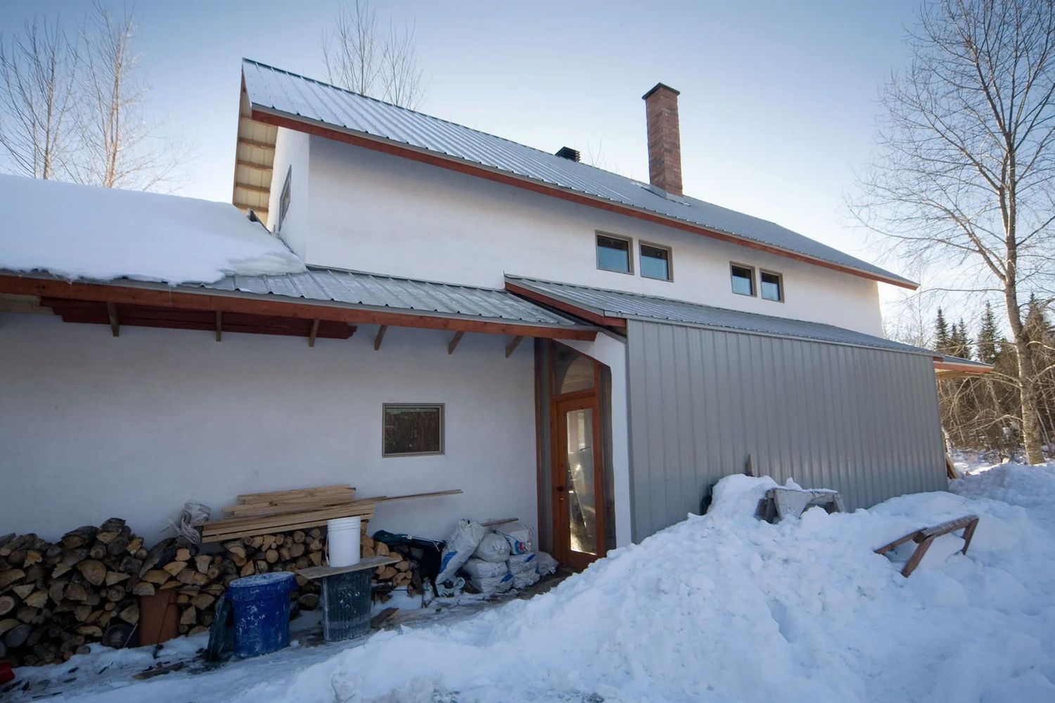House Exterior from a Single family homes project near Sherbrooke (Estrie) by L. McComber