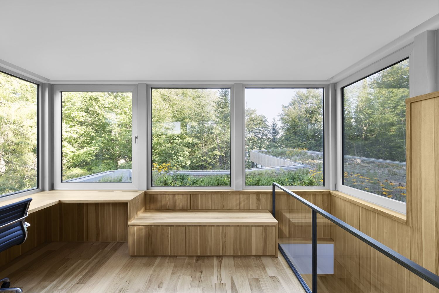 Home Office from a Single family homes project near Montreal (Greater Montreal) by Paul Bernier Architecte