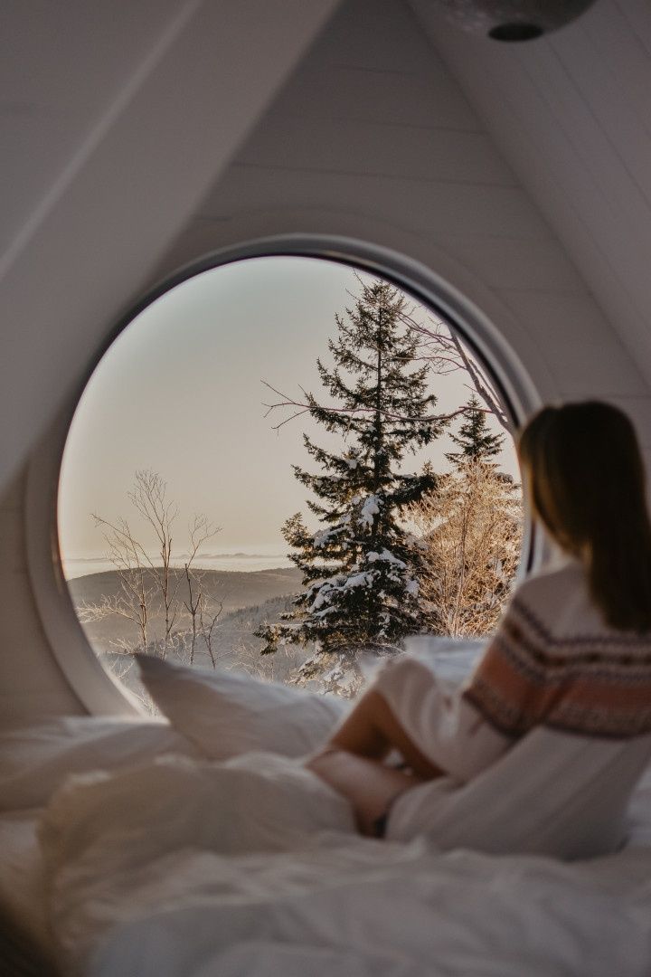 Backyard from a Tiny Houses project near Quebec City - Levis by Julie Poisson architecte