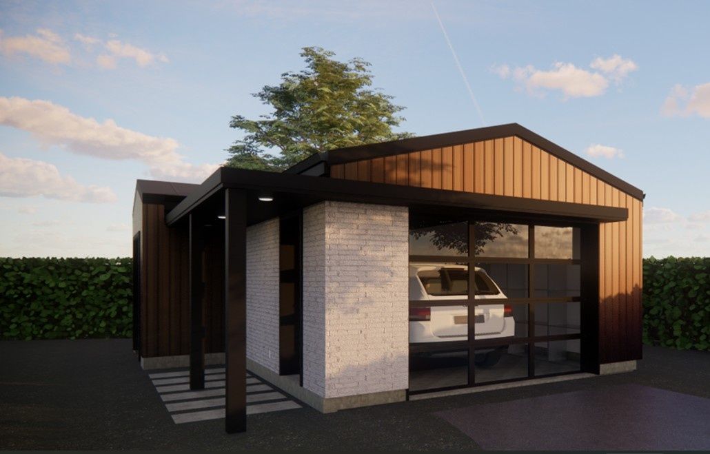 Renderizado en 3D de un proyecto de tipo Garajes cerca de Montreal (Gran Montreal) por FD Architecture inc.