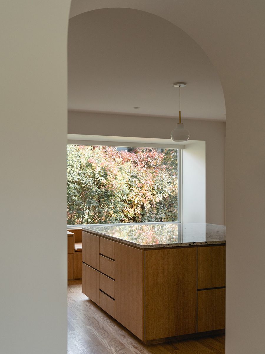 Cocina de un proyecto de tipo Viviendas unifamiliares cerca de Montreal (Gran Montreal) por Atelier L'Abri