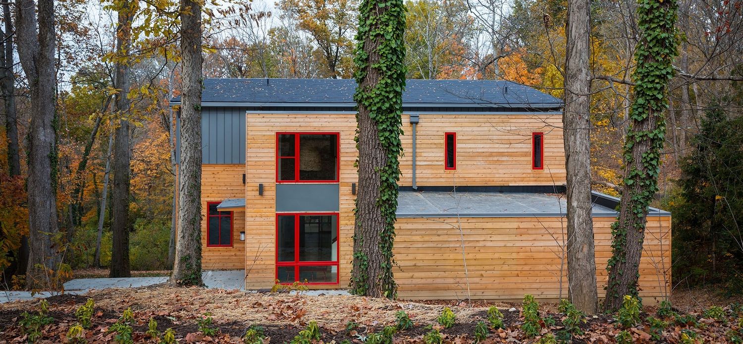 House Exterior from a Single family homes project near Cincinnati by Sol Design Consulting Inc.