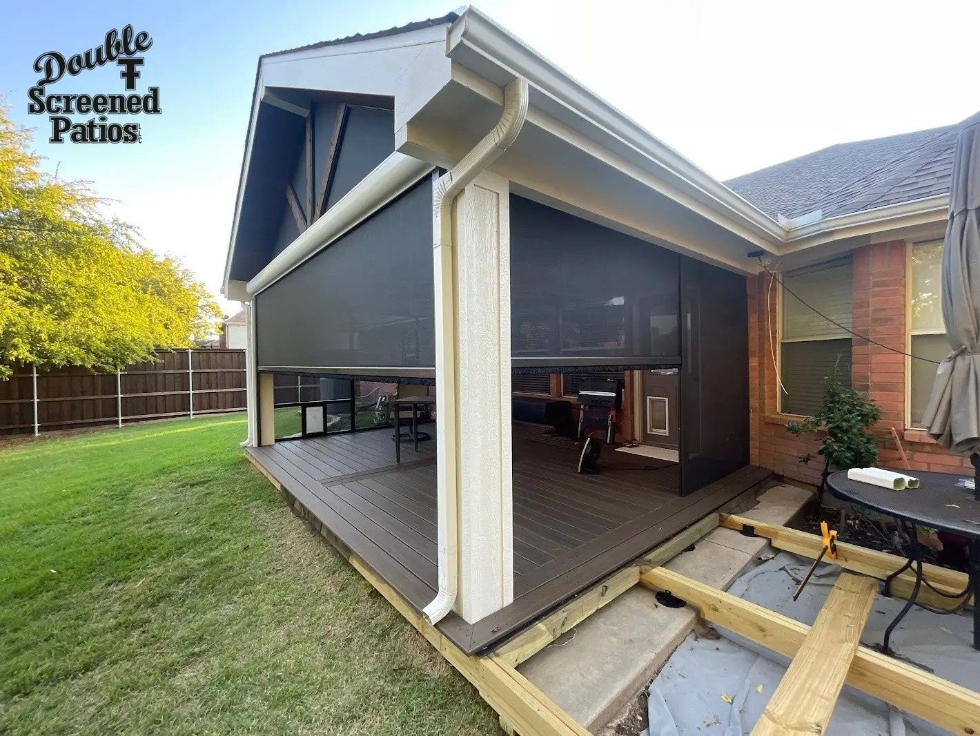  d'un projet de Cloison extérieure (claustras) près de Dallas - Fort Worth de Double T Screened Patios