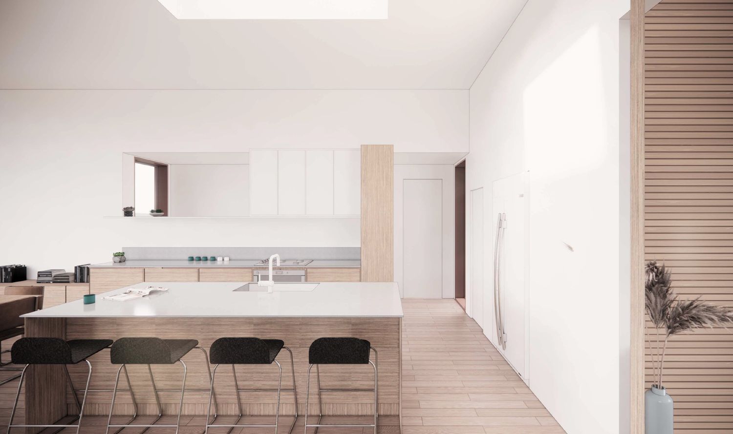 3D Rendering from a Single family homes project near Montreal (Greater Montreal) by psb