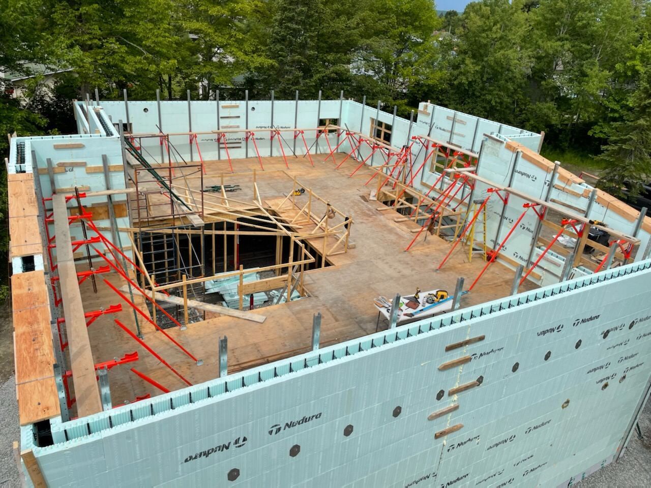 Foundations & Crawlspaces from a Single family homes project near Gatineau (Outaouais) by Génération Béton Inc
