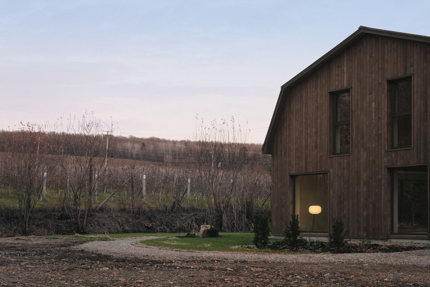 House Exterior from a Single family homes project near Granby - Bromont - Cowansville by Atelier L'Abri