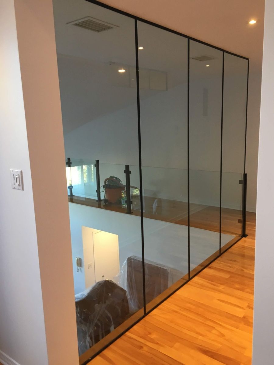 Hall from a Home extensions project near Montreal (Greater Montreal) by J E Construction