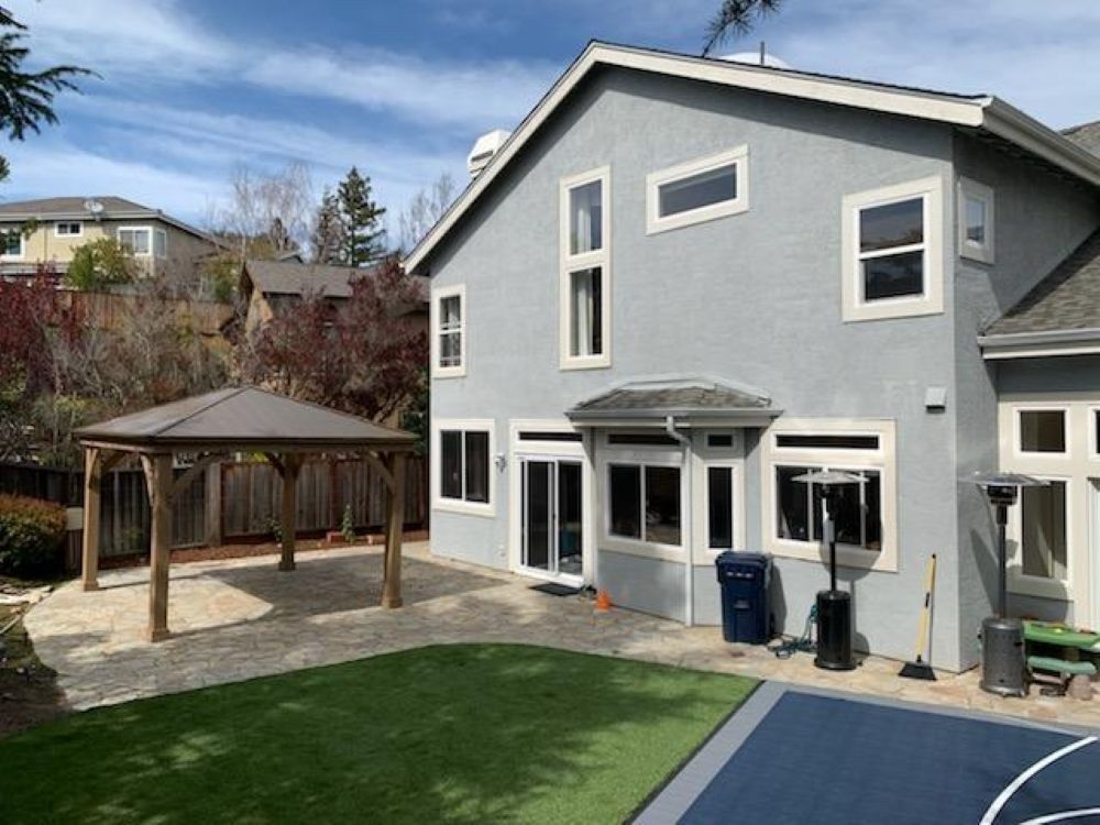 Backyard from a Landscaping project near San Francisco Bay by Contractors Central