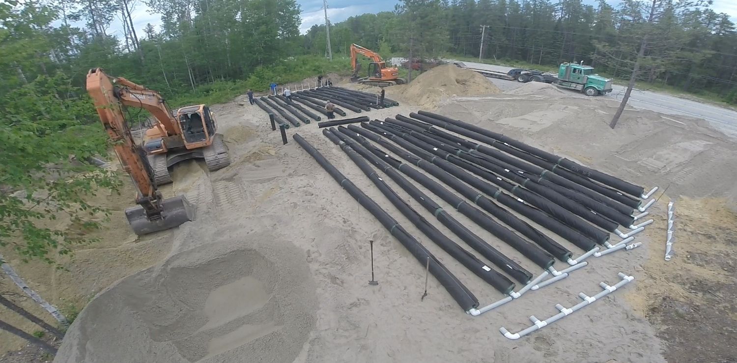 Land & Services from a Septic tanks and drain fields project near Abitibi-Témiscamingue by DBO Expert
