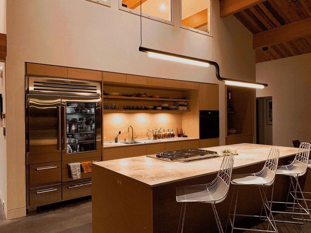 Cuisine d'un projet de Maisons usinées et modulaires près de Vallée du Fraser de Adaptive Homes