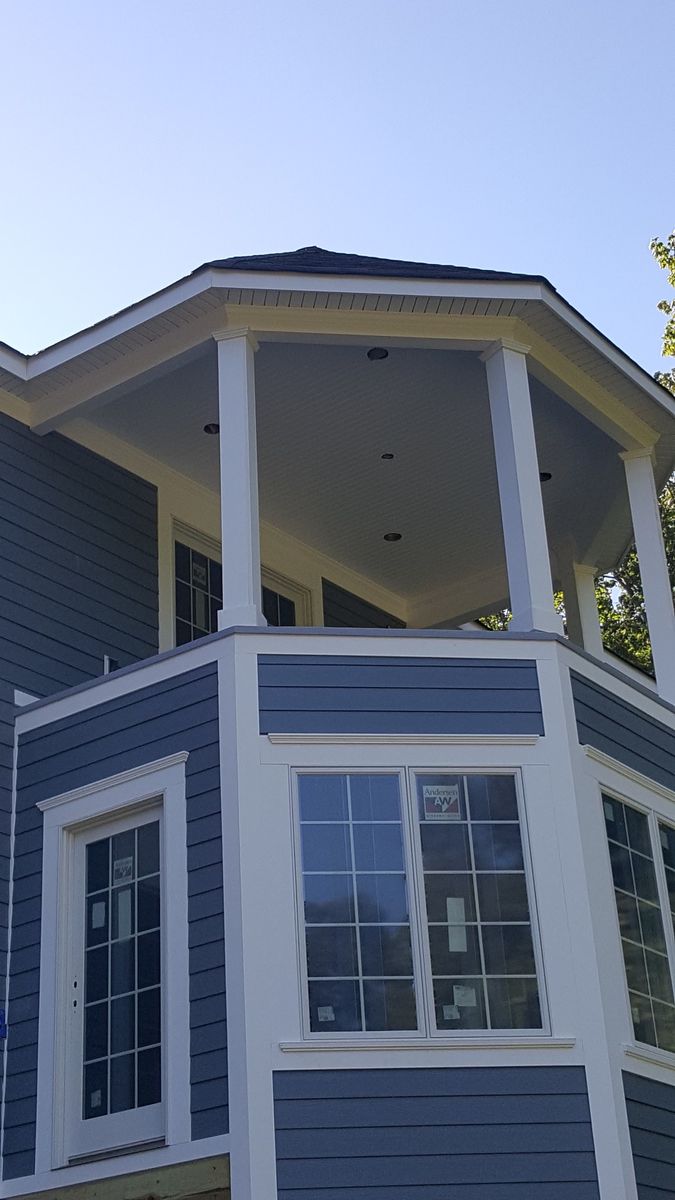 House Construction Exteriors from a Windows project near Trenton - Princeton by BK Roofing & Remodeling